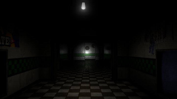 Fnaf 2 Hw Map 3D Model