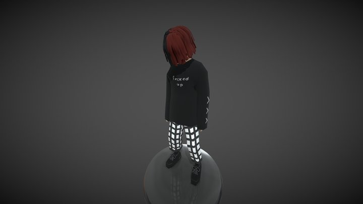 LOW POLY Character (rigged) 3D Model