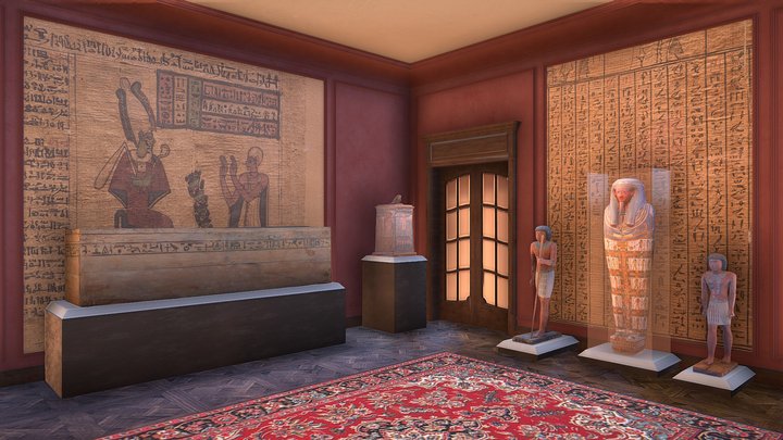 Virtual  Museum 3D Model