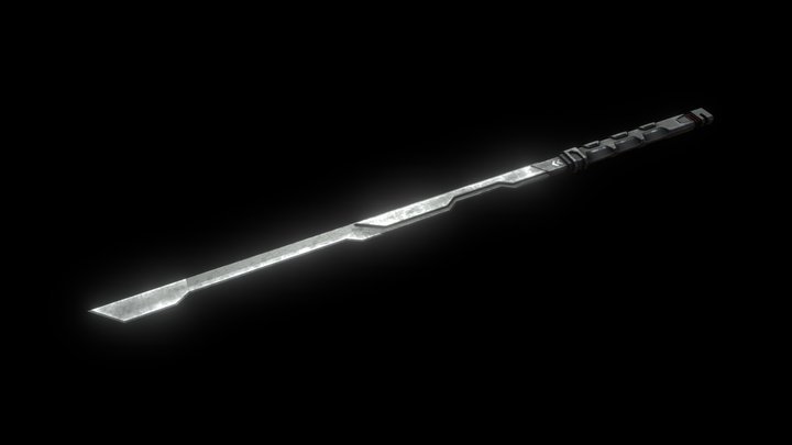 Sci- Fi Sword 3D Model