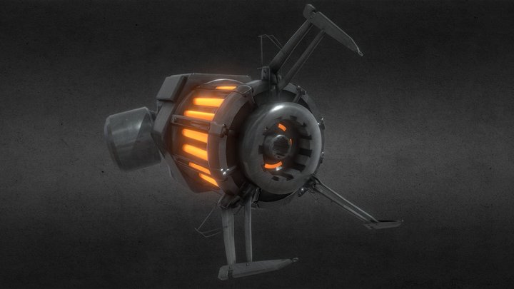 Gravity Gun 3D Model