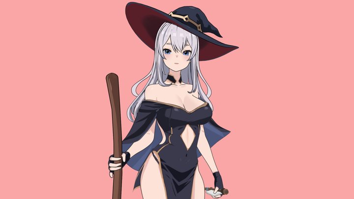 ANIME - Nami ( witch ) 3D Model