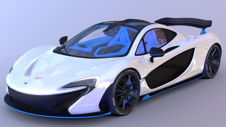 FREE - McLaren P1 MSO 3D Model