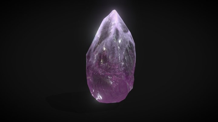 Magic Crystal - Amethyst 3D Model