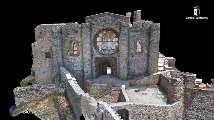 Medieval Church, Calatrava la Nueva, Spain 3D Model