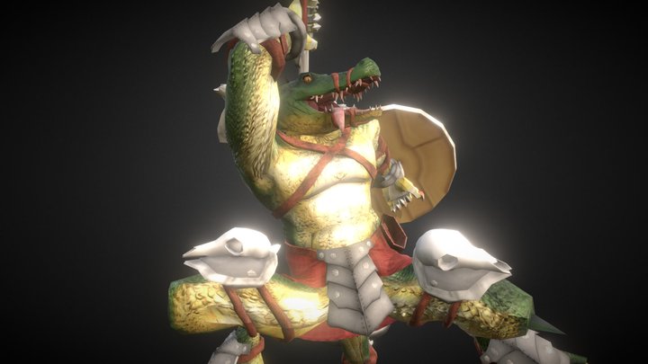 003 Lagarto 3D Model