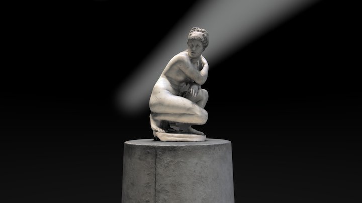 Aphrodite Crouching, British Museum 3D Model