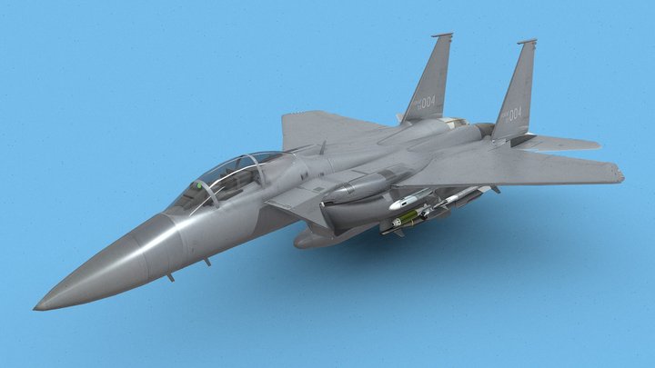 McDonnell Douglas F-15 Strike Eagle 3D Model