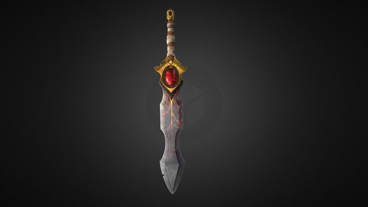 The Red Blade 3D Model