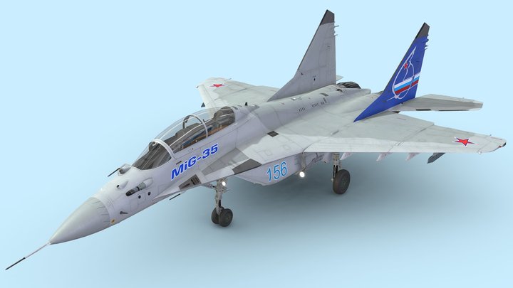 MiG-35 - Fighter Jet - Free 3D Model