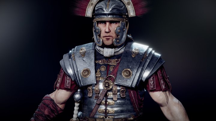 Roman Centurion Evocatus 3D Model