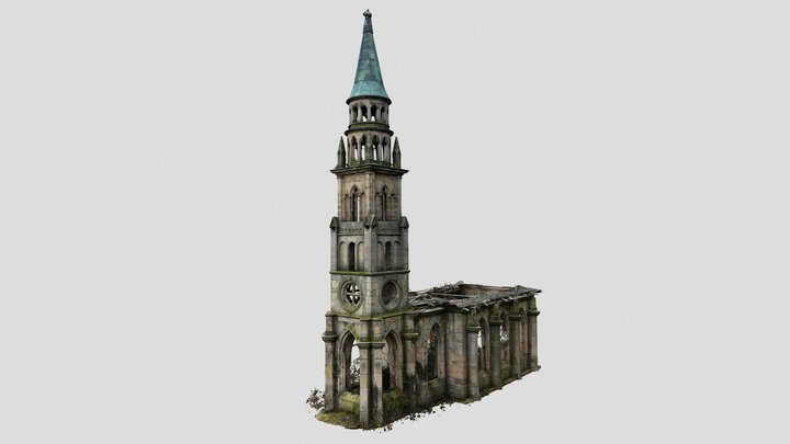 Ludwigsburg Schloss Monrepos - Inselkapelle 3D Model