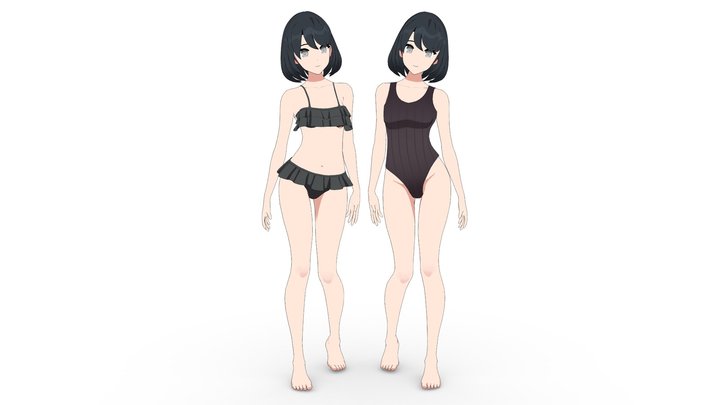 ANIME - Emi 3D Model