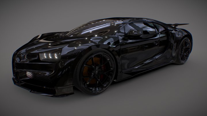 Bugatti Chiron Sport 3D Model