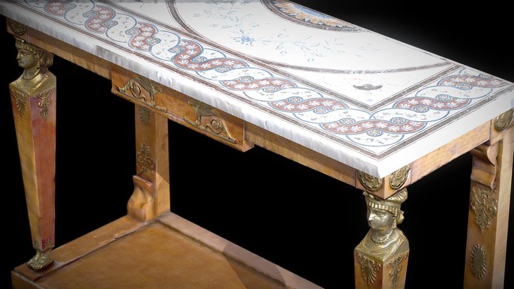 Hermitage Table 3D Model