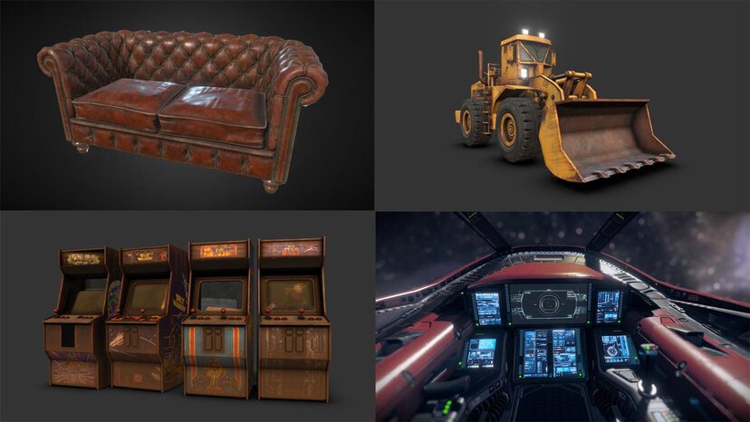 PBR 3D models